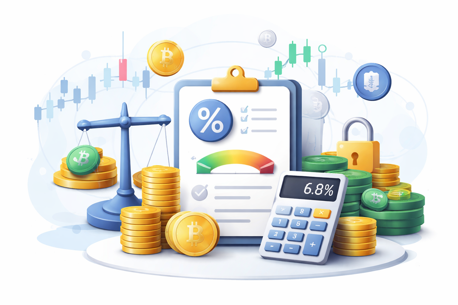 Процентна ставка у криптокредитах: від чого вона залежить