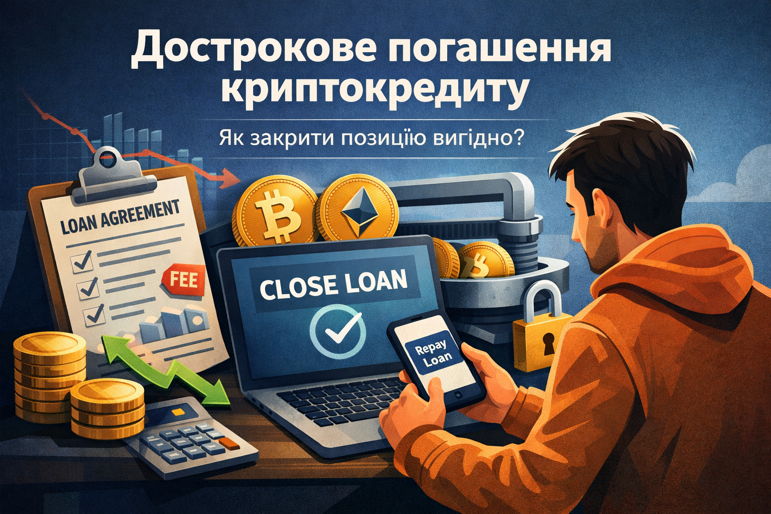 Як погасити криптокредит достроково: стратегія, вигоди та підводні камені